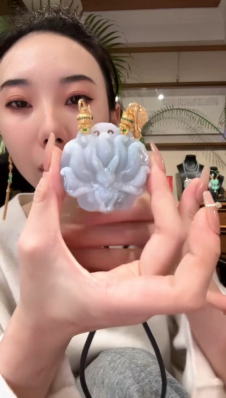 【闪购商品】翡翠颈饰未镶嵌国风