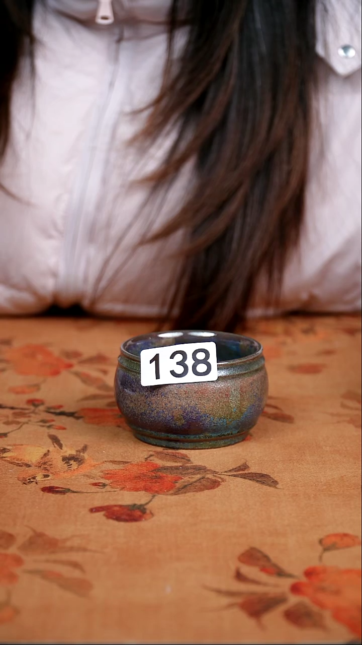 全品钧瓷茶器摆件