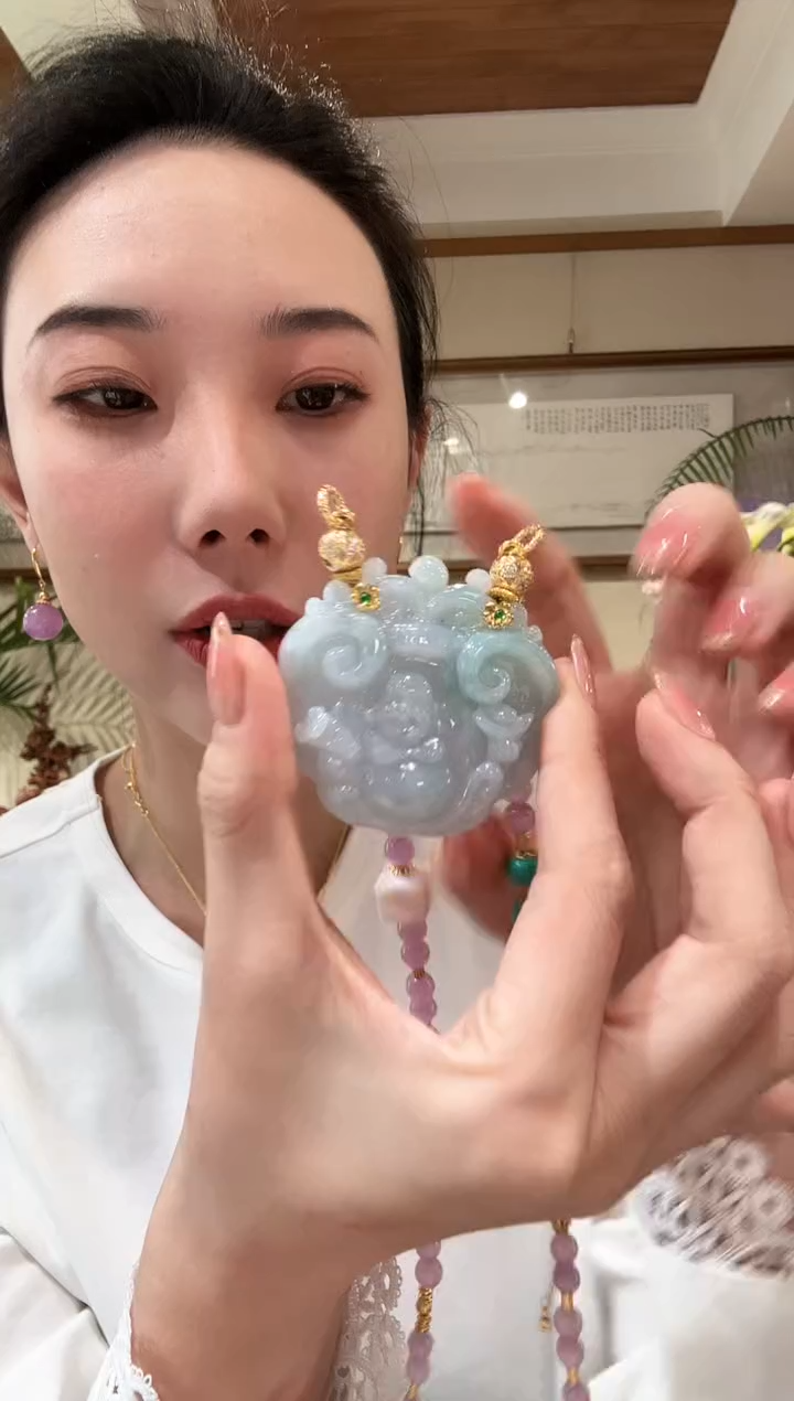 【闪购商品】翡翠颈饰未镶嵌国风