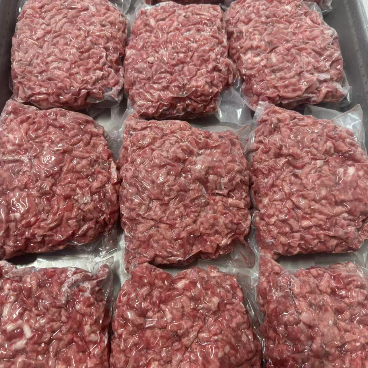 【牛肉馅】国产黄牛纯干 3：7比例 （4斤装）适合做水饺包子丸子馅饼