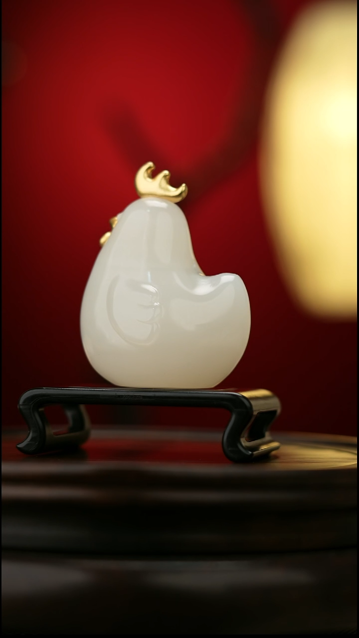 玉【大吉大利】天然玉石摆件