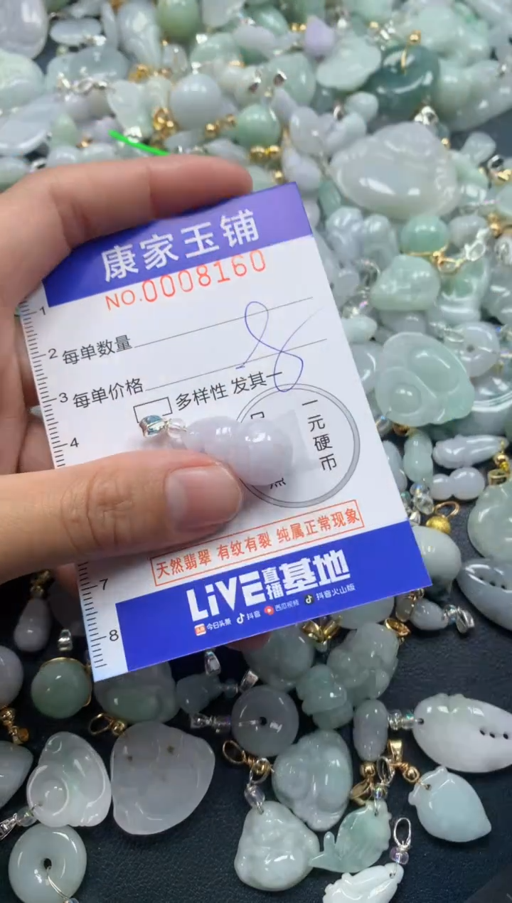 颈饰未镶嵌翡翠8160