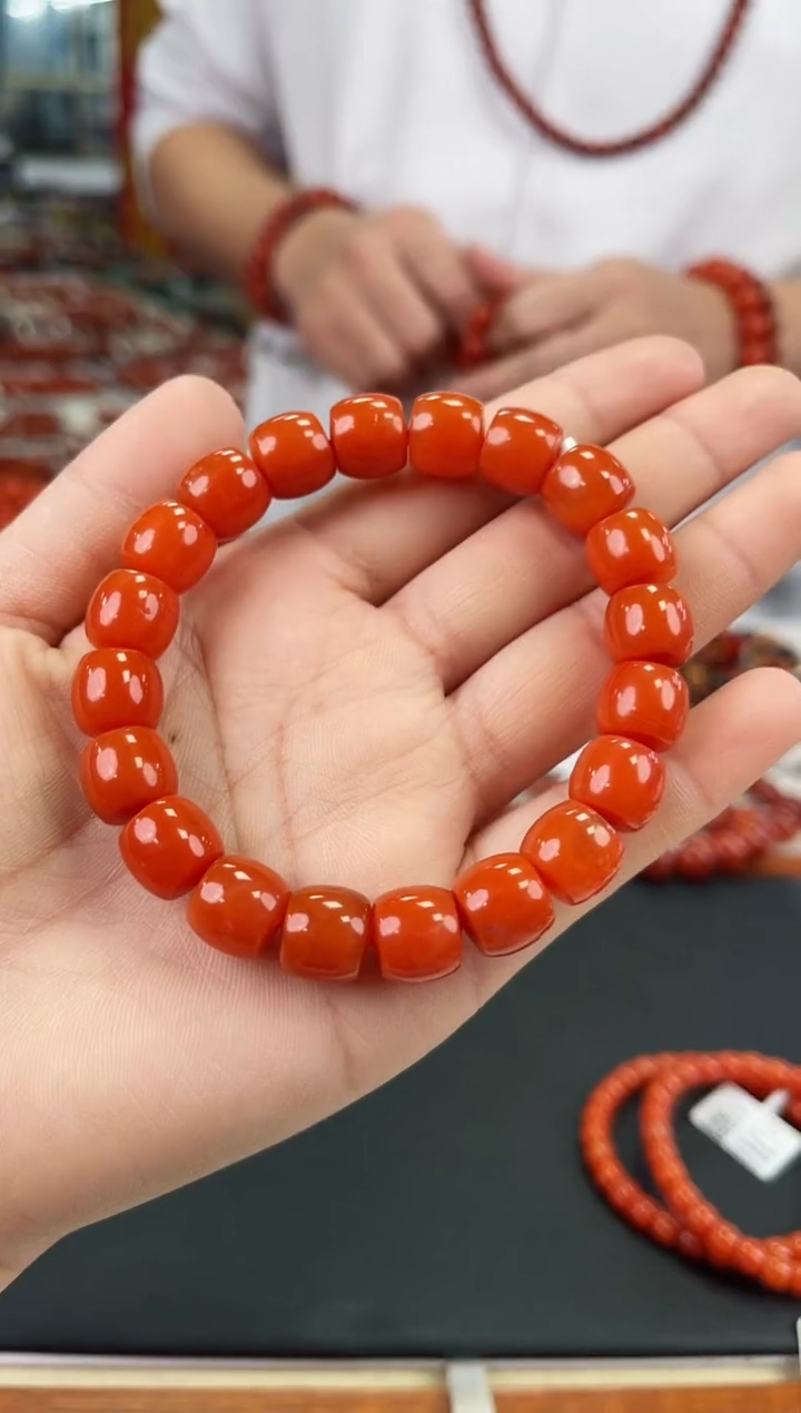 【闪购商品】南红玛瑙保山直切手串11+未镶嵌一个/条
