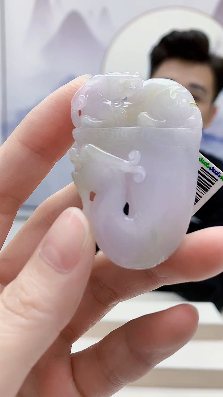 未镶嵌定制翡翠5163ry- 毛货挂件44