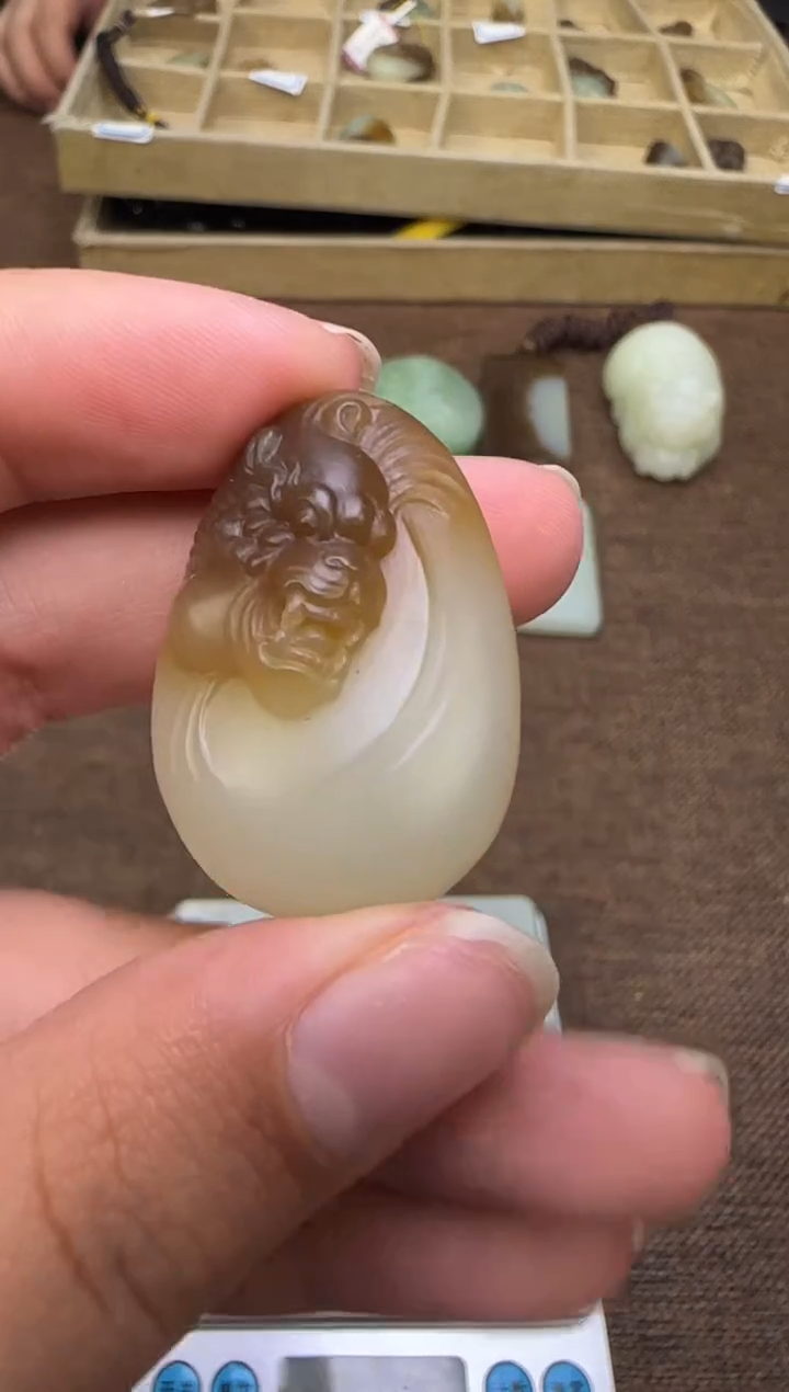 吊坠(不含链)未镶嵌和田玉吊坠