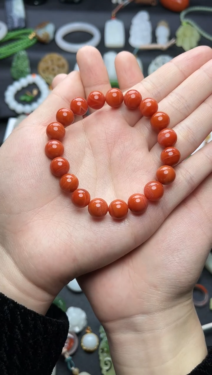 未镶嵌手串南红玛瑙手串06
