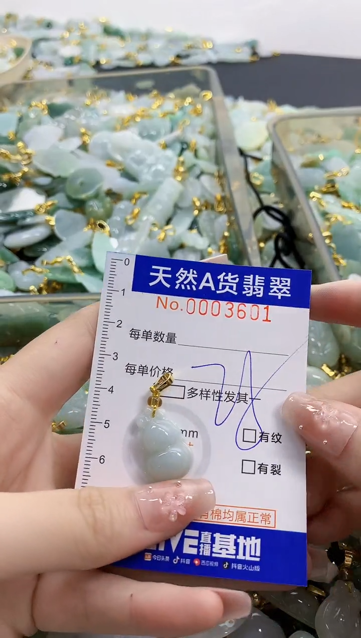 颈饰未镶嵌翡翠天然A货翡翠