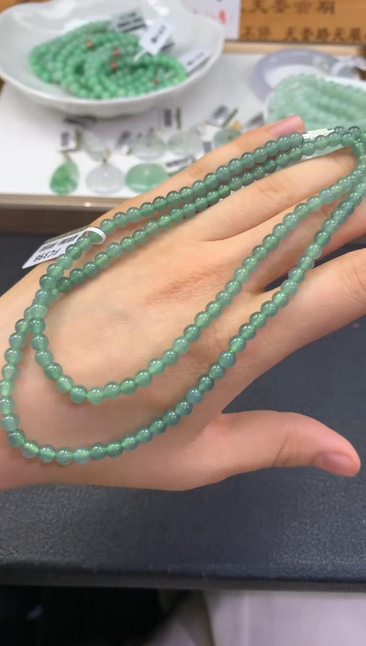 【闪购商品】翡翠颈饰未镶嵌FC398 翡翠项链 多样性发其一