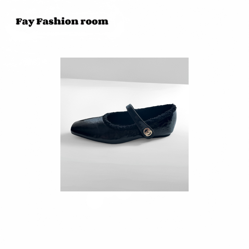 FAY | DIY 玛丽珍加绒保暖毛毛鞋单鞋