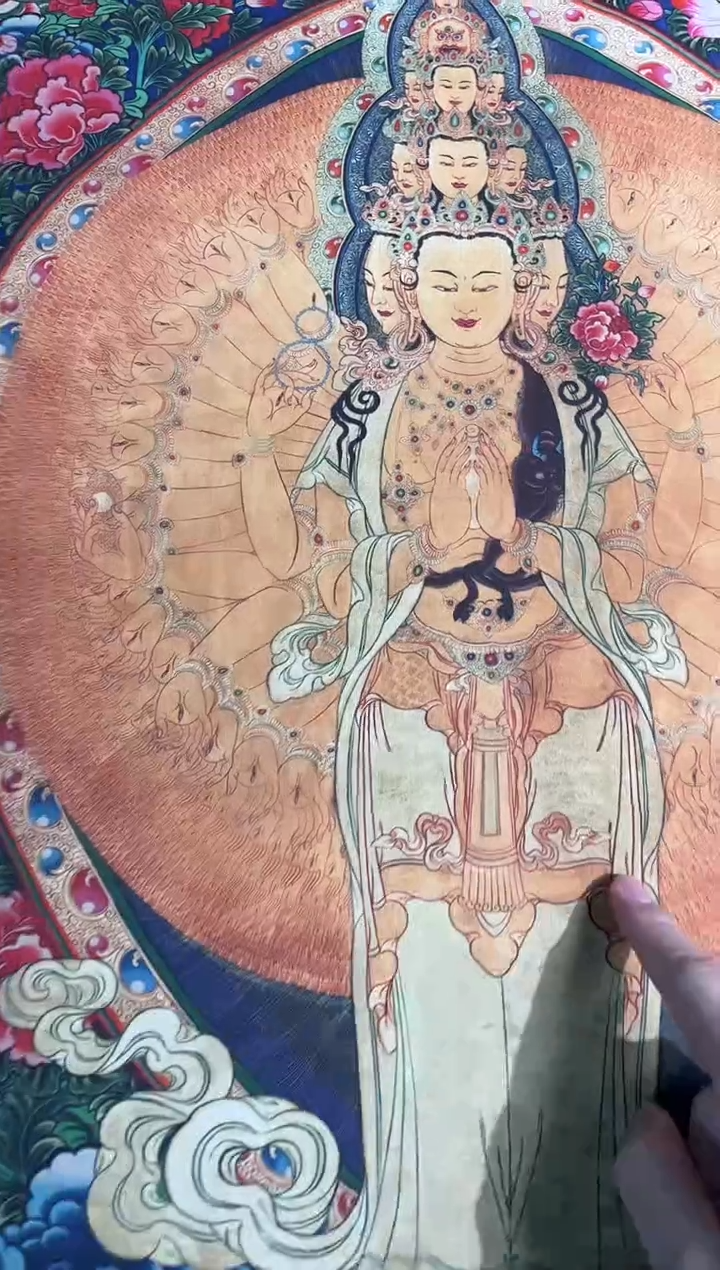 卷轴画路路的唐卡tk160