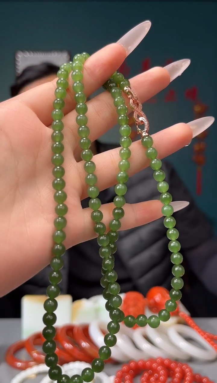 【闪购商品】和田玉颈饰未镶嵌项链5+