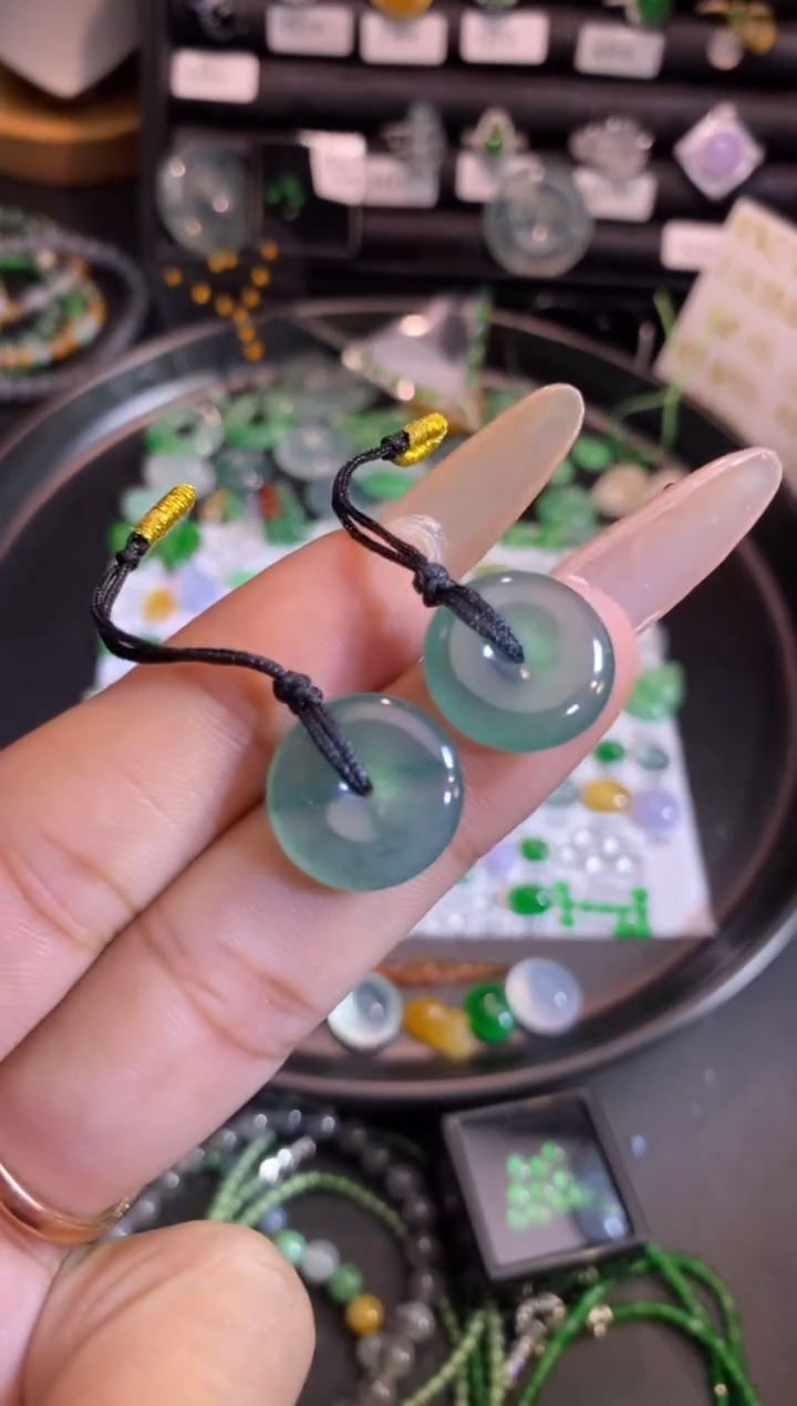 【闪购商品】翡翠挂件未镶嵌扣子