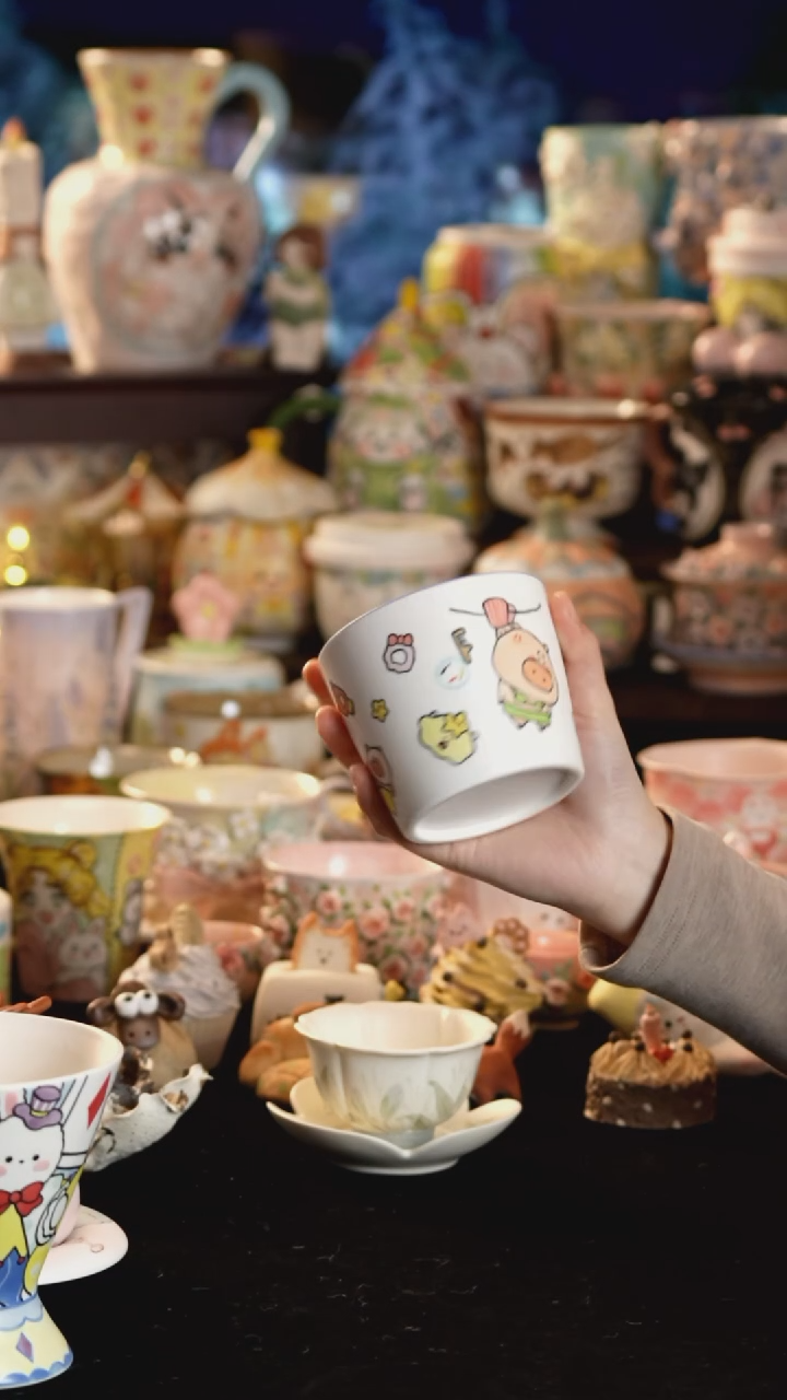 其他陶景德镇釉下彩手绘设计师款陶瓷