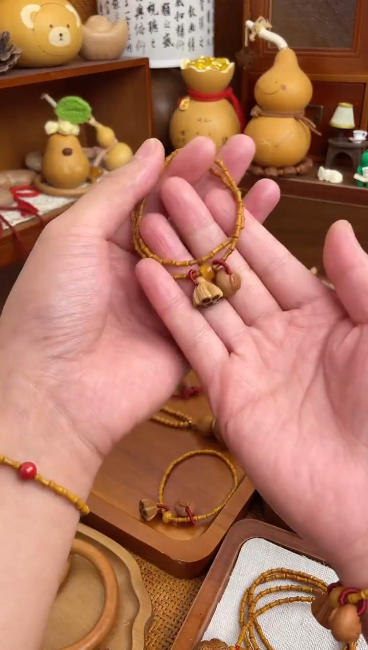 竹节手串一物一拍好运连连双圈