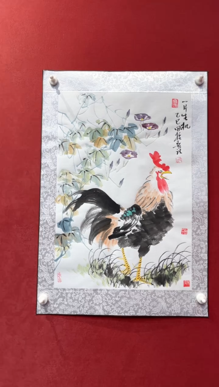 国画田哲老师现场创作 7