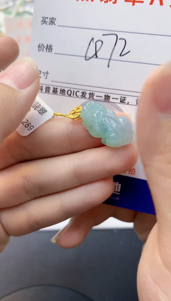 颈饰未镶嵌翡翠天然缅甸A货翡翠