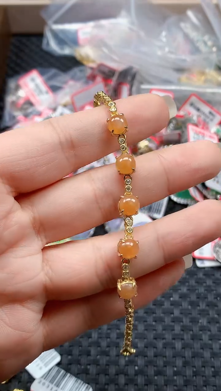 银S925镶嵌戒指翡翠天然A货缅甸翡翠