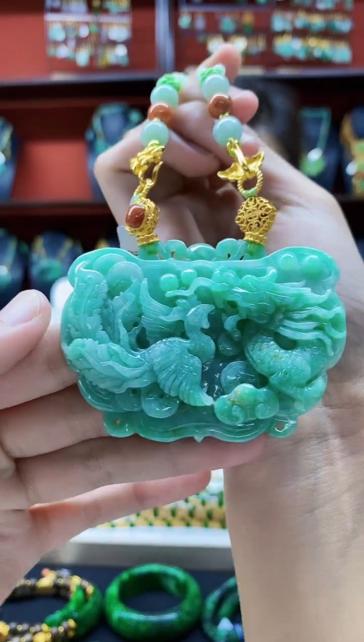 颈饰未镶嵌翡翠翡翠吊坠