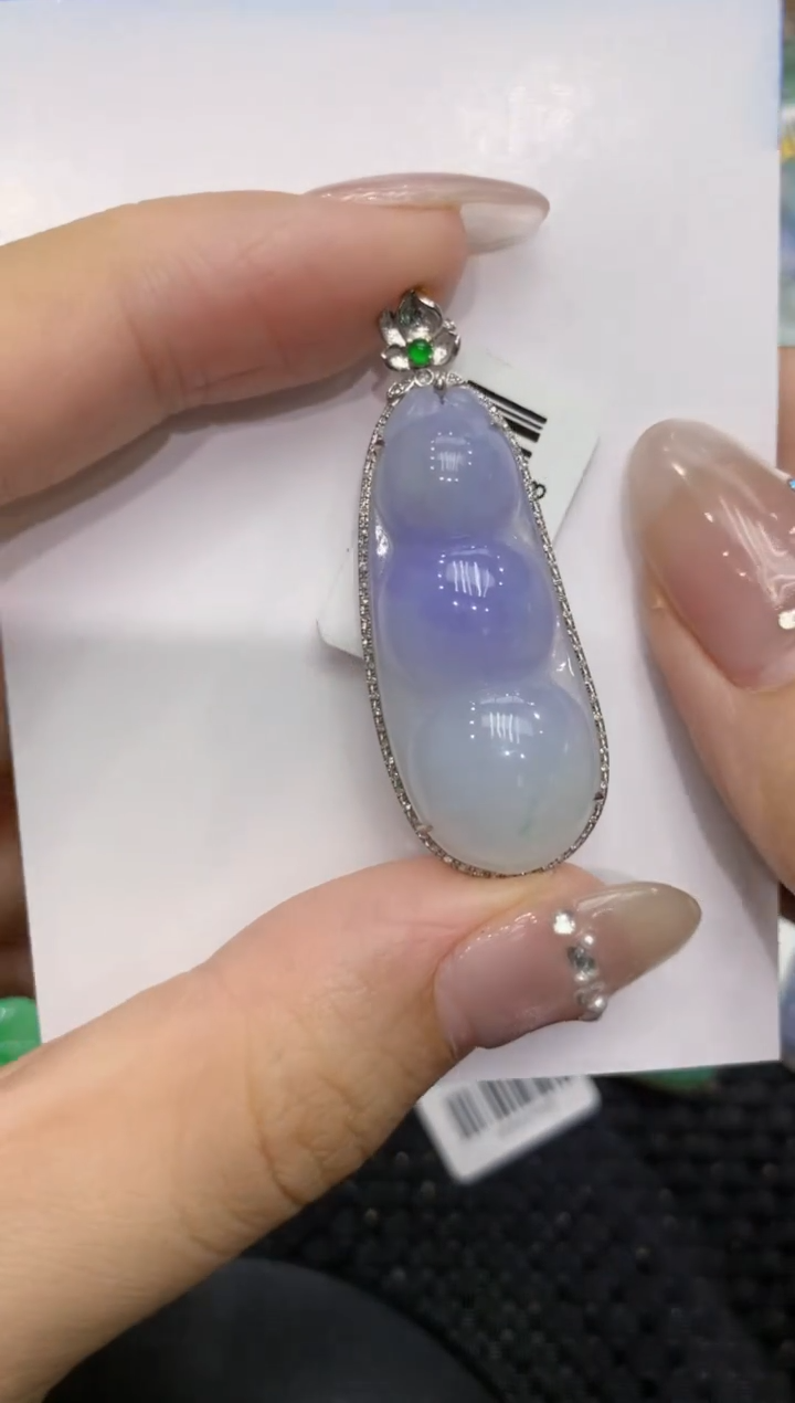 【闪购商品】翡翠颈饰18K金镶嵌222222222