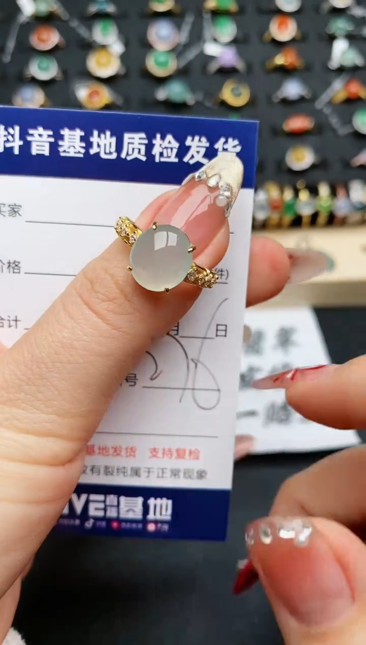 【闪购商品】翡翠戒指银S925镶嵌...........