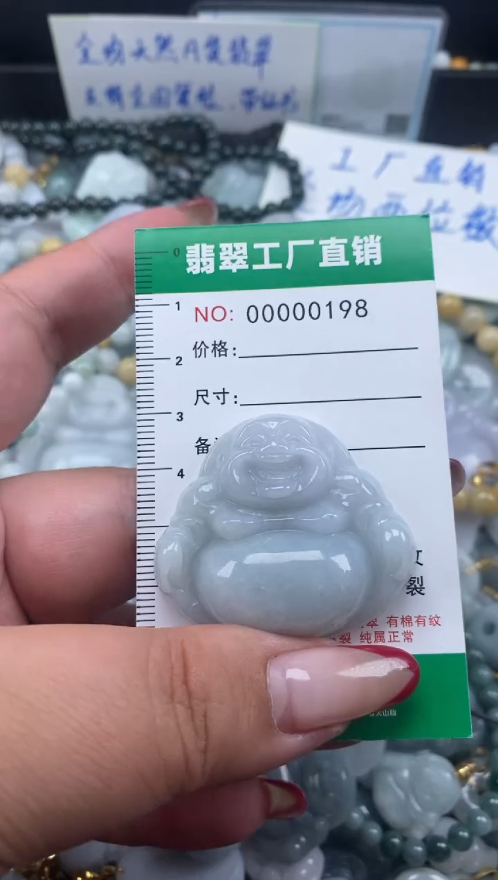 翡翠未镶嵌颈饰天然A货翡翠0198
