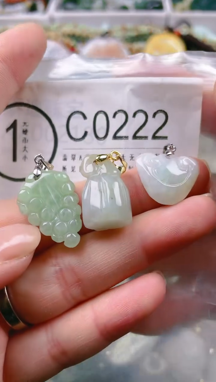 【闪购商品】翡翠颈饰未镶嵌/C/翡翠A货一图一物