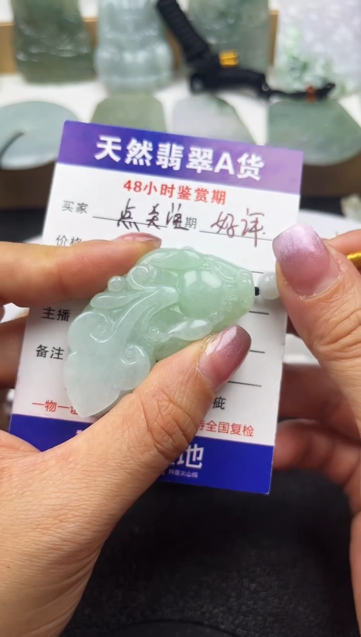 颈饰未镶嵌翡翠            