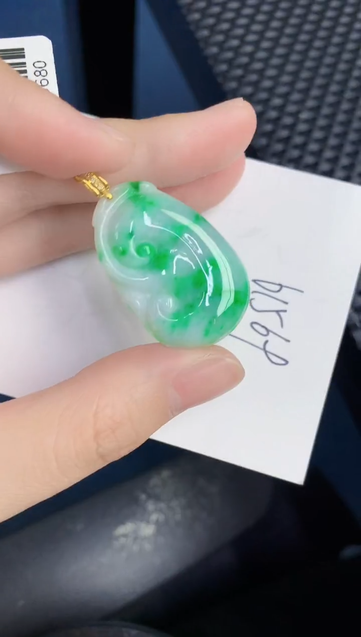 【闪购商品】翡翠颈饰18K金镶嵌000000000