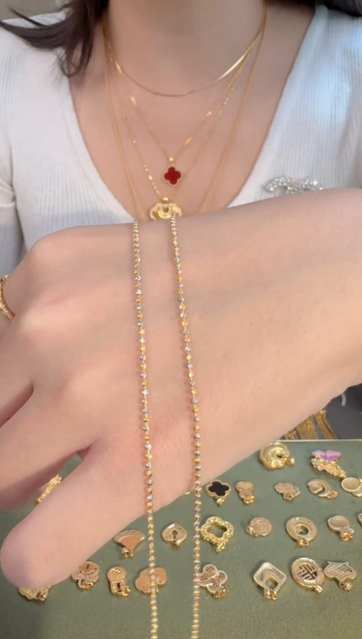 50cm固定双色幻影链2.60g（多样性发货）