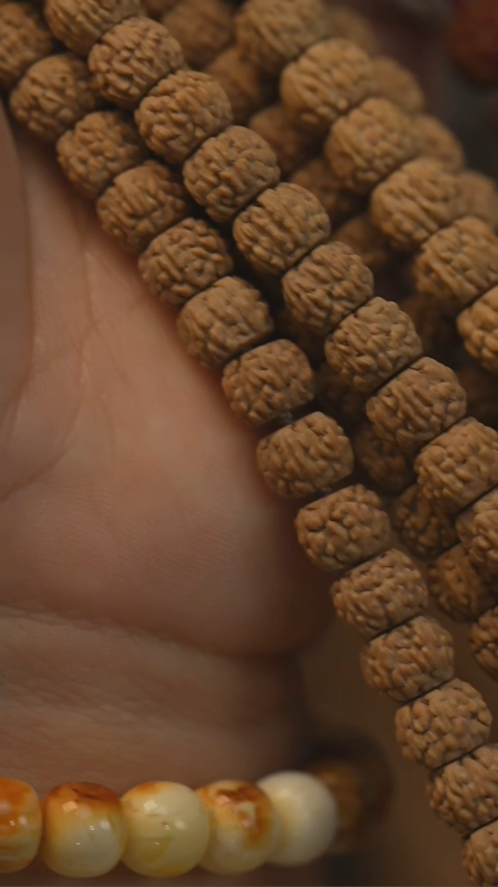 金刚菩提吊坠藏式凤羽长串8mm