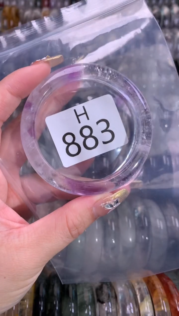 【闪购商品】水晶水晶手镯未镶嵌883-55