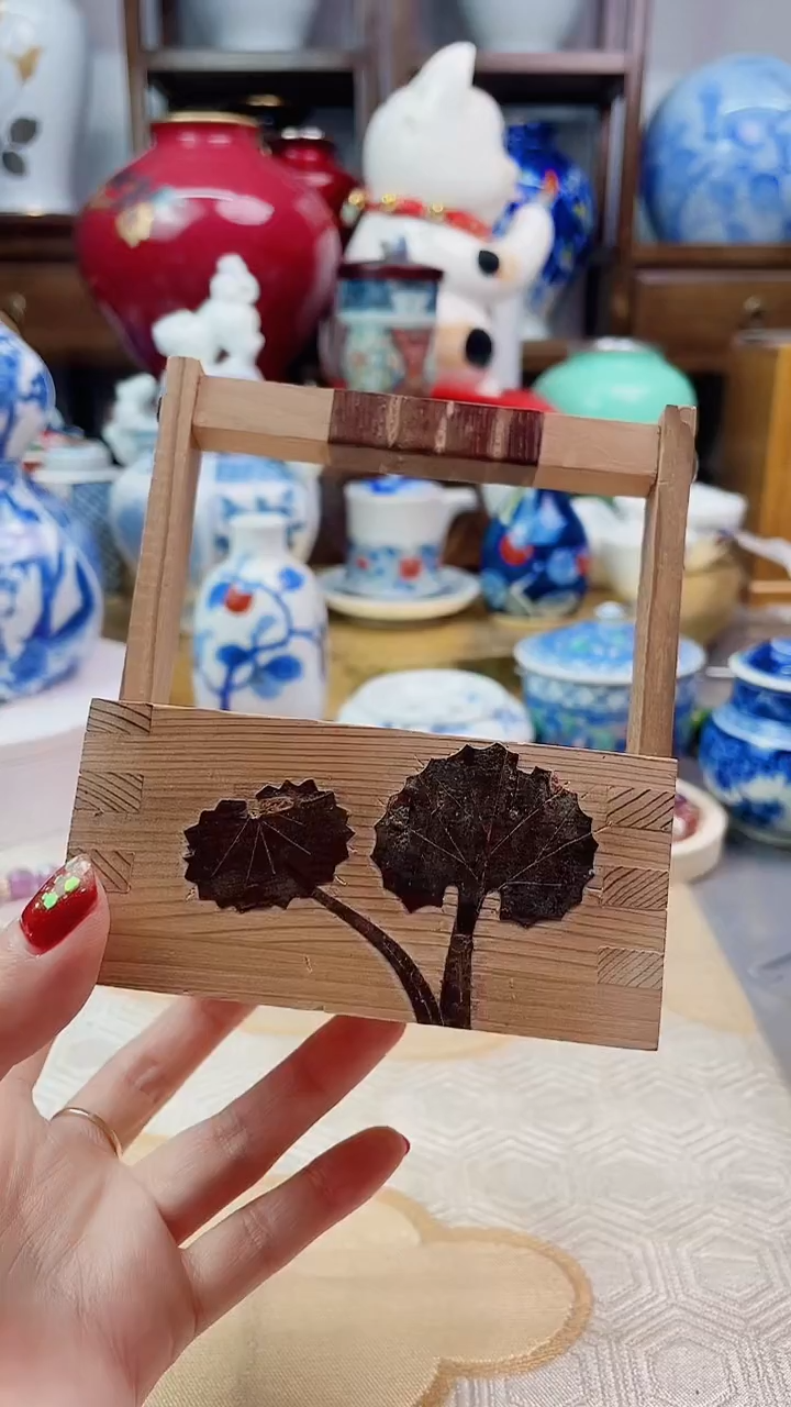 【闪购商品】盘日产樱皮手作茶配件一个实木