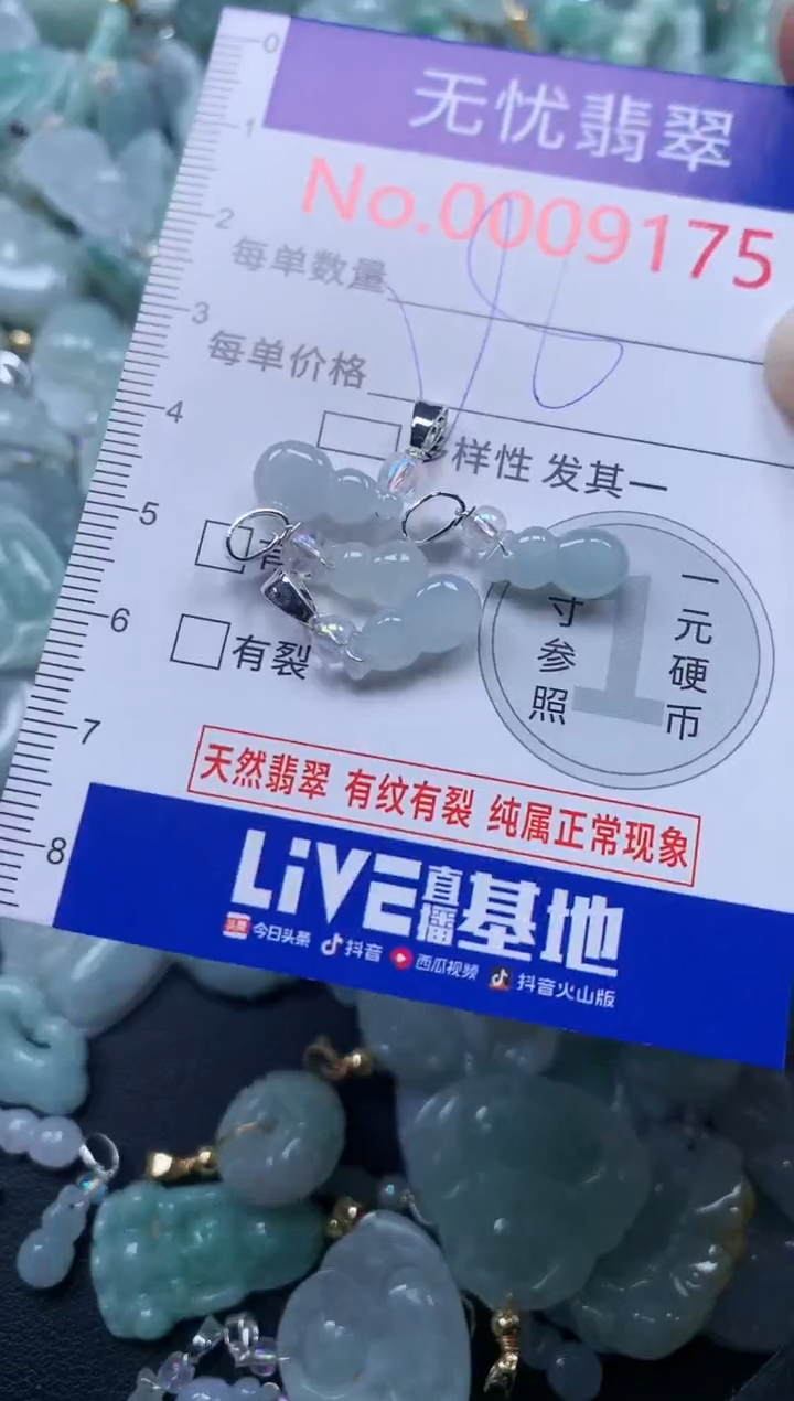 颈饰未镶嵌翡翠9175