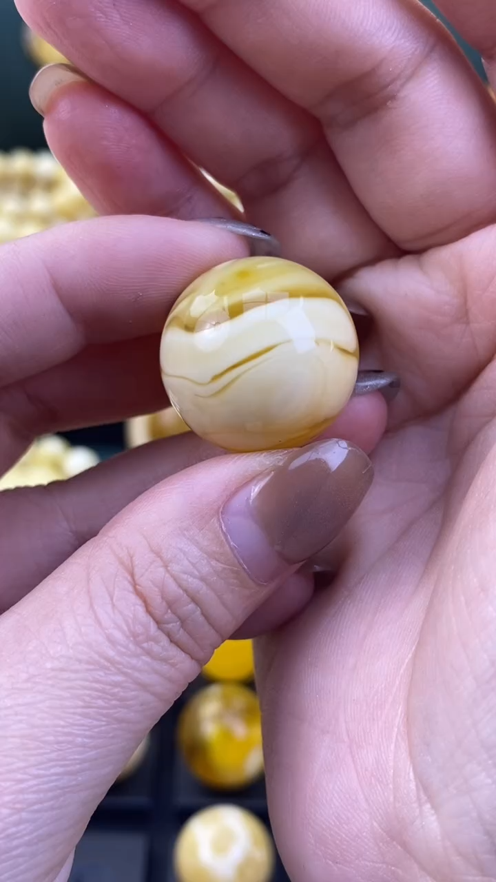 【闪购商品】琥珀裸石18K金镶嵌月.50