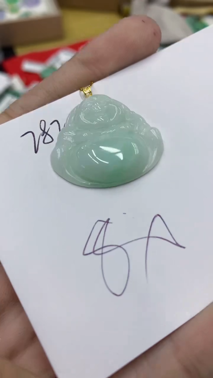 【闪购商品】翡翠颈饰18K金镶嵌号链接1111111111