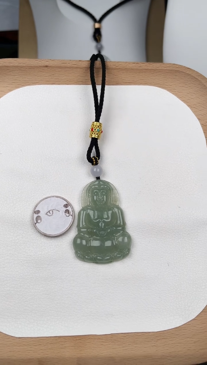 颈饰未镶嵌翡翠孤品-21