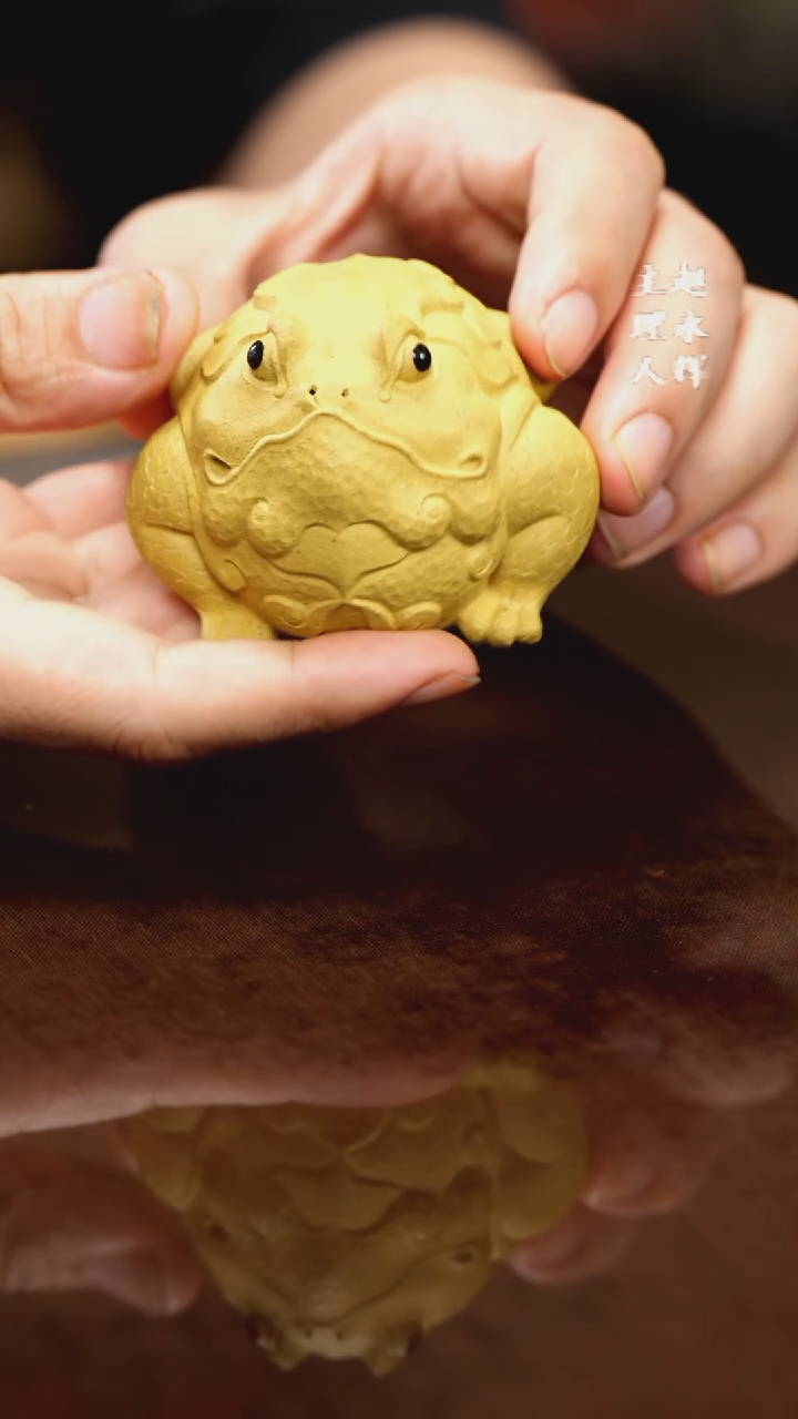 紫砂茶宠小富贵蛙