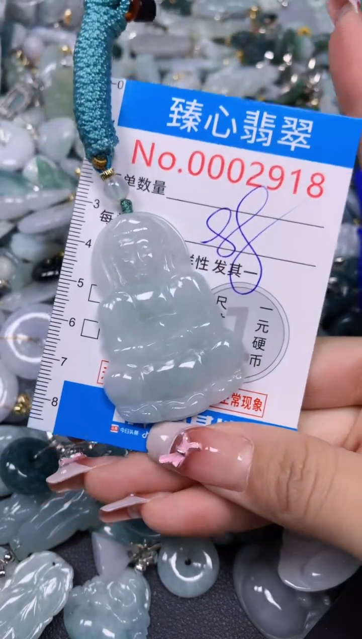 【闪购商品】翡翠颈饰未镶嵌含绳0002918