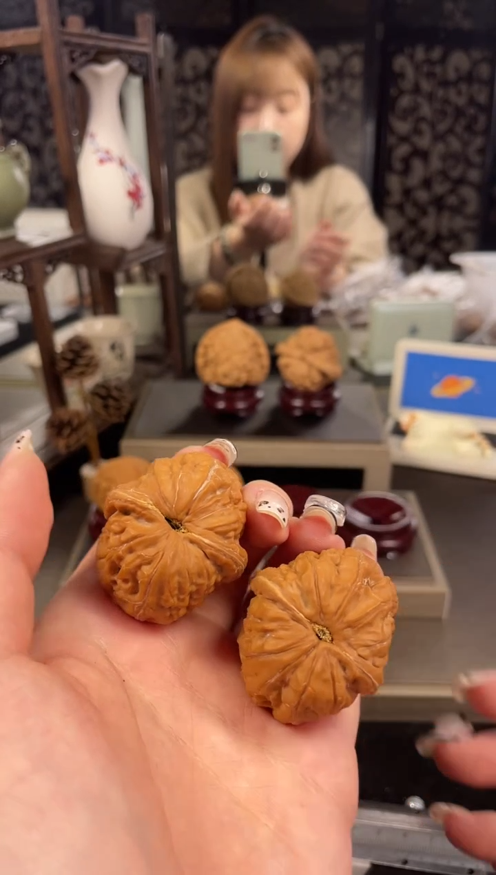 【闪购商品】文玩核桃把件平谷元宝39尺-13