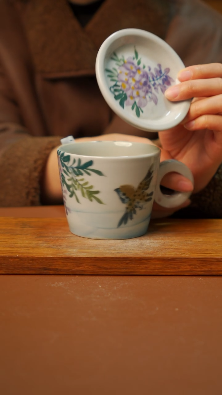 瓷片景德镇手工手绘釉下彩瓷器