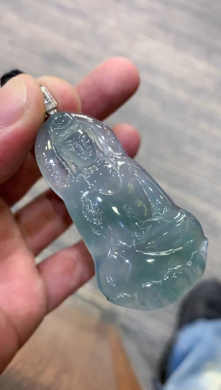 颈饰未镶嵌翡翠天然A货翡翠