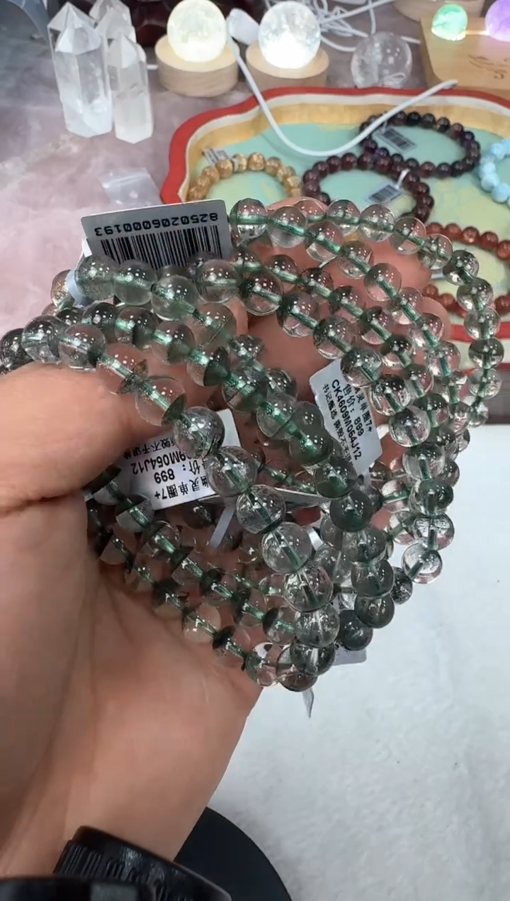 【闪购商品】水晶手链未镶嵌CK4609 约7mm多样性发一件
