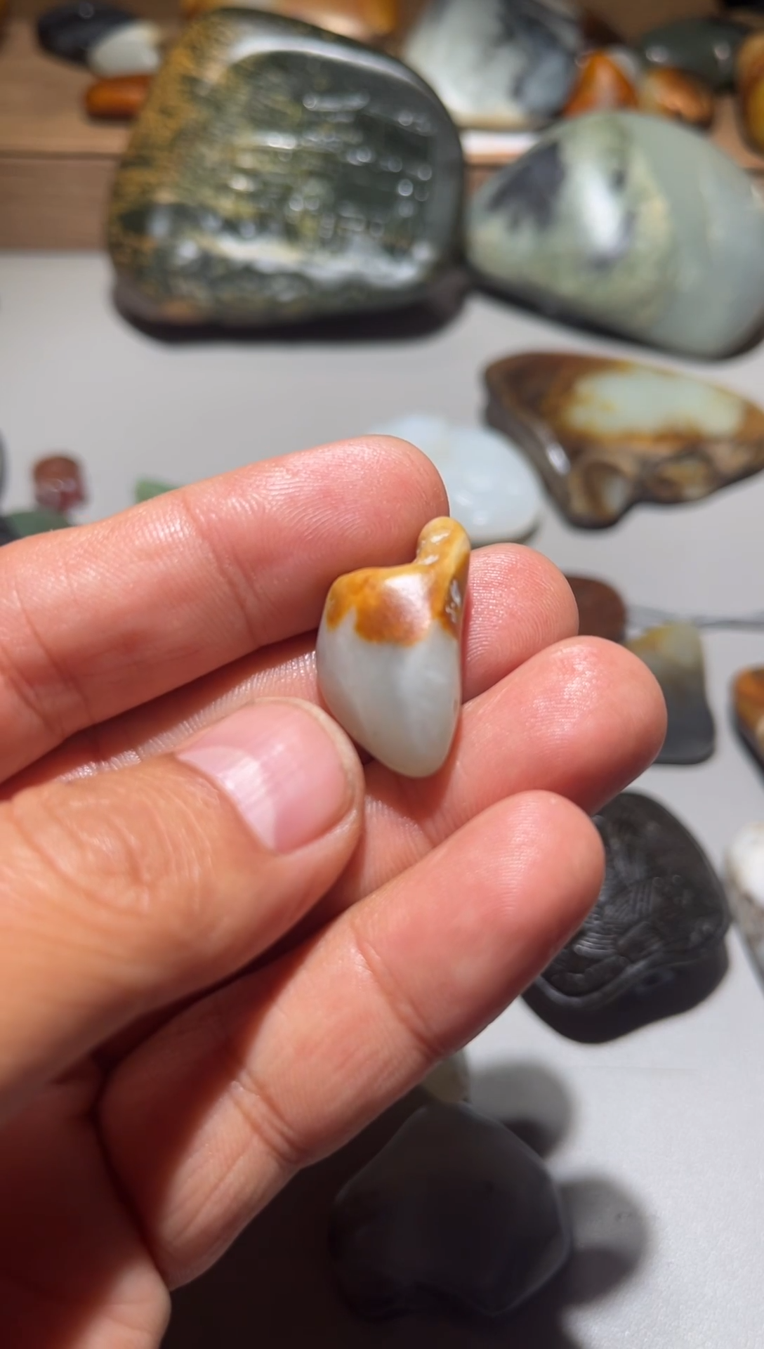 未镶嵌和田玉（子料）挂件和田玉籽料原石