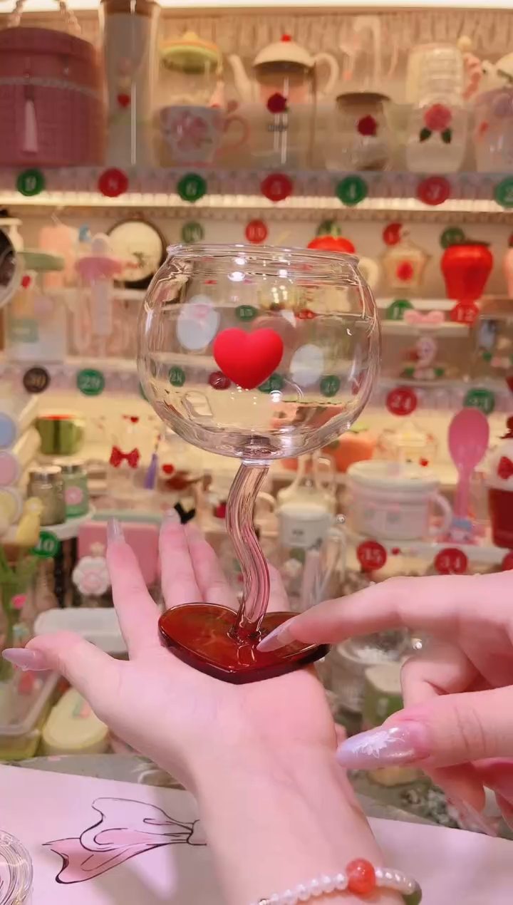 其他品质好发货快放心拍！爱心红酒杯