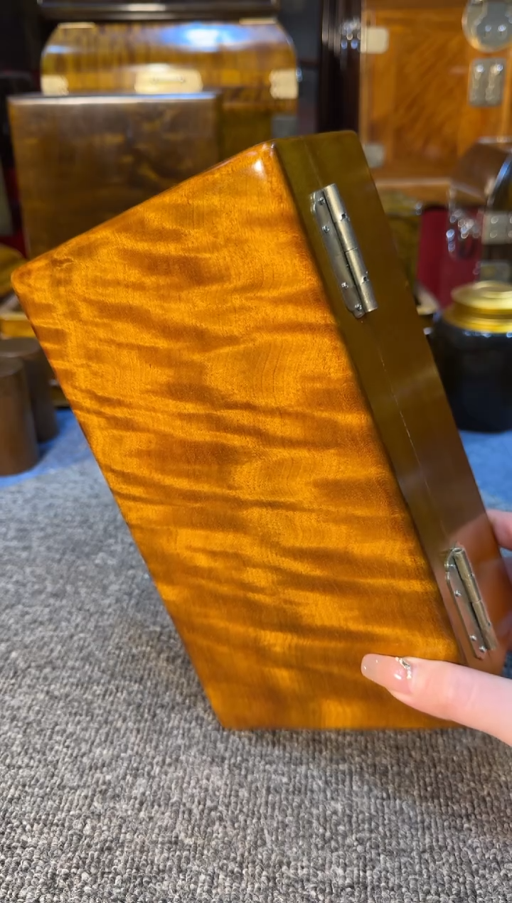 【闪购商品】乌木类成套家具金丝楠木首饰盒Y49