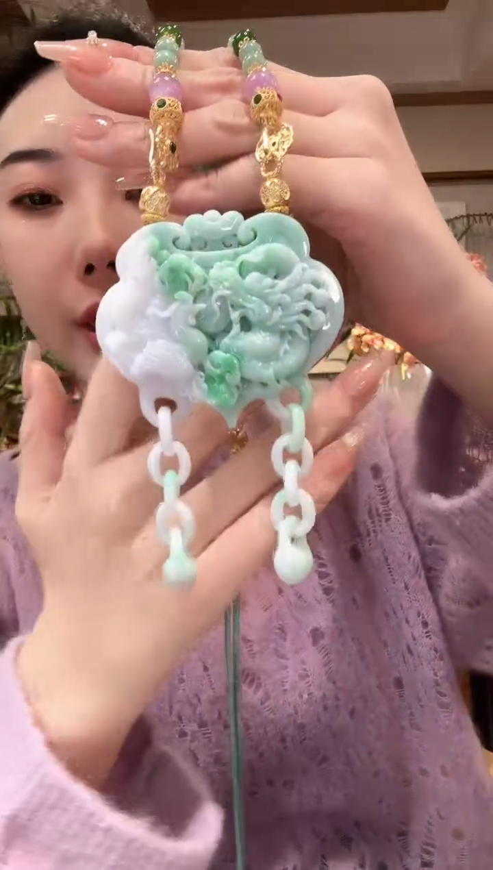 【闪购商品】翡翠颈饰未镶嵌国风