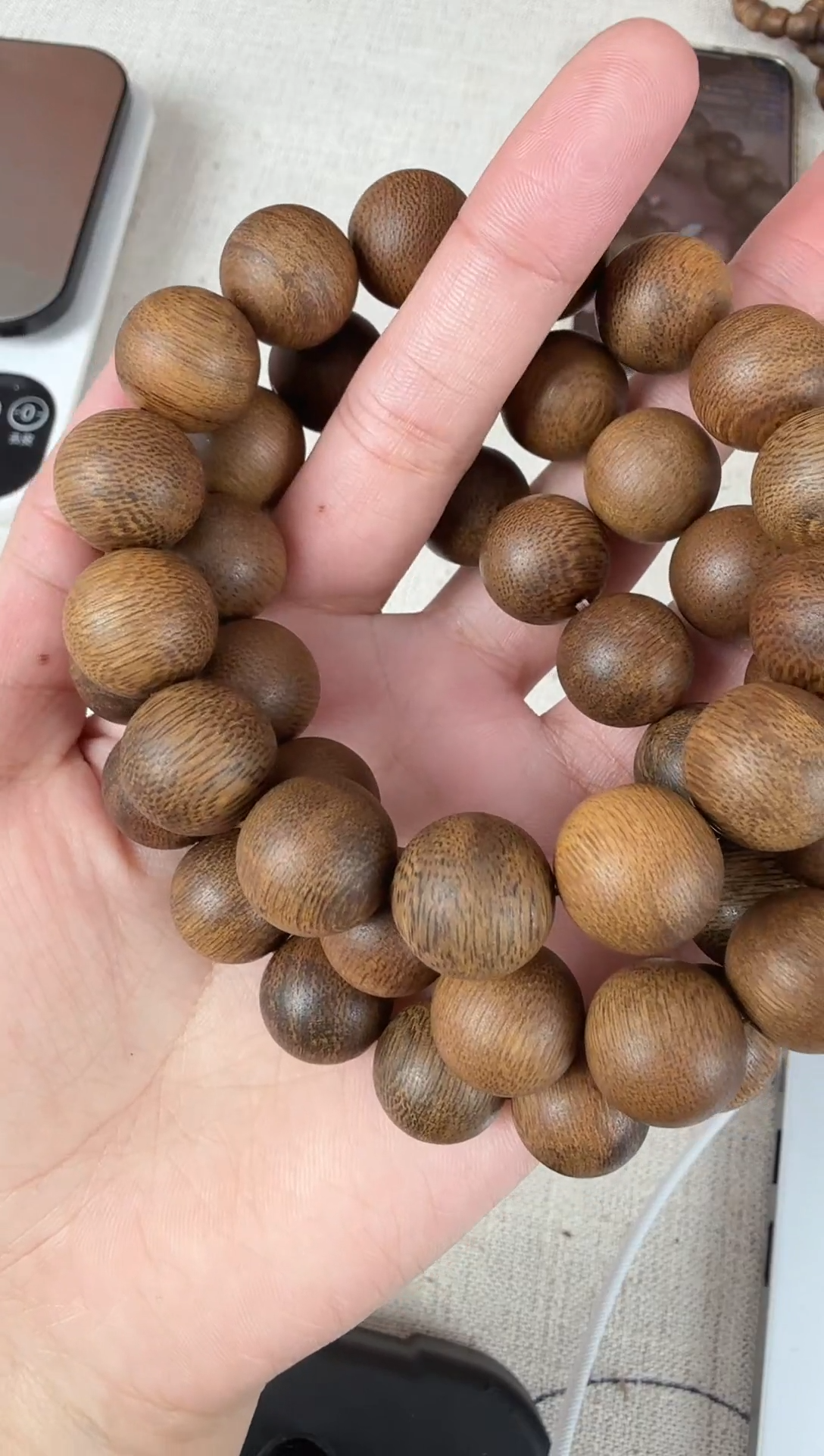 沉香沉香碎屑06沉香沉水浮圆珠单圈卡1.4多样性发其一