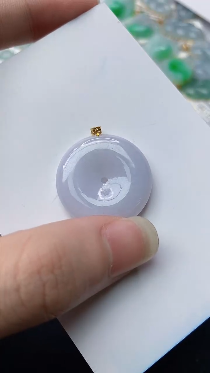 【闪购商品】翡翠颈饰18K金镶嵌21.........