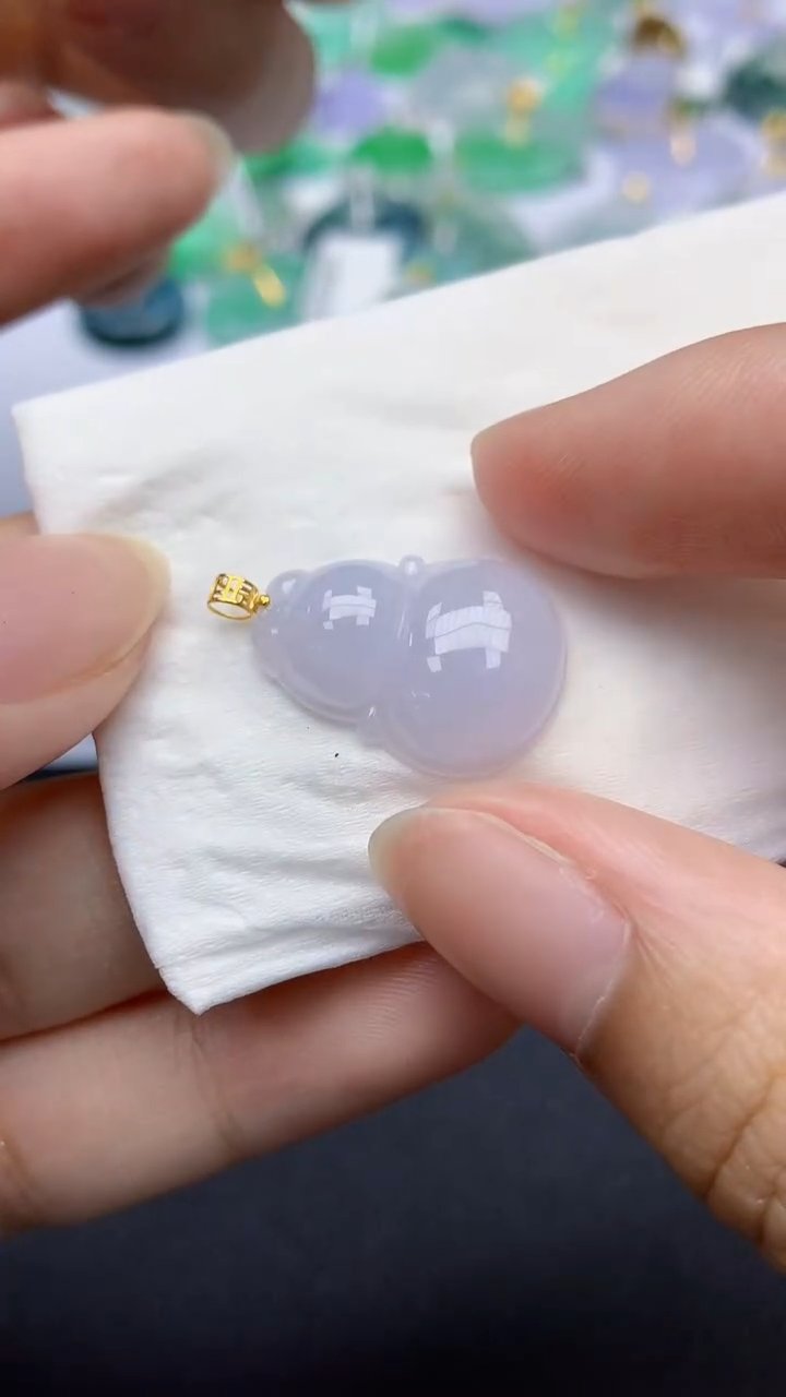 翡翠未镶嵌颈饰天然缅甸a货翡翠百元以上9元证书费自理