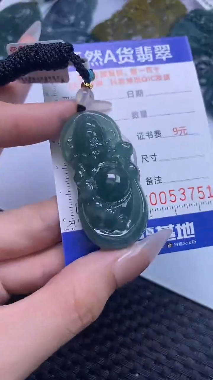 【闪购商品】翡翠颈饰未镶嵌A货翡翠3751